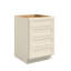 Meuble bas standard HOMEIBRO Cozy Design, en contreplaqué blanc, prêt à assembler, 53 cm (L) x 61 cm (P) x 88 cm (H).-66548914-66548905