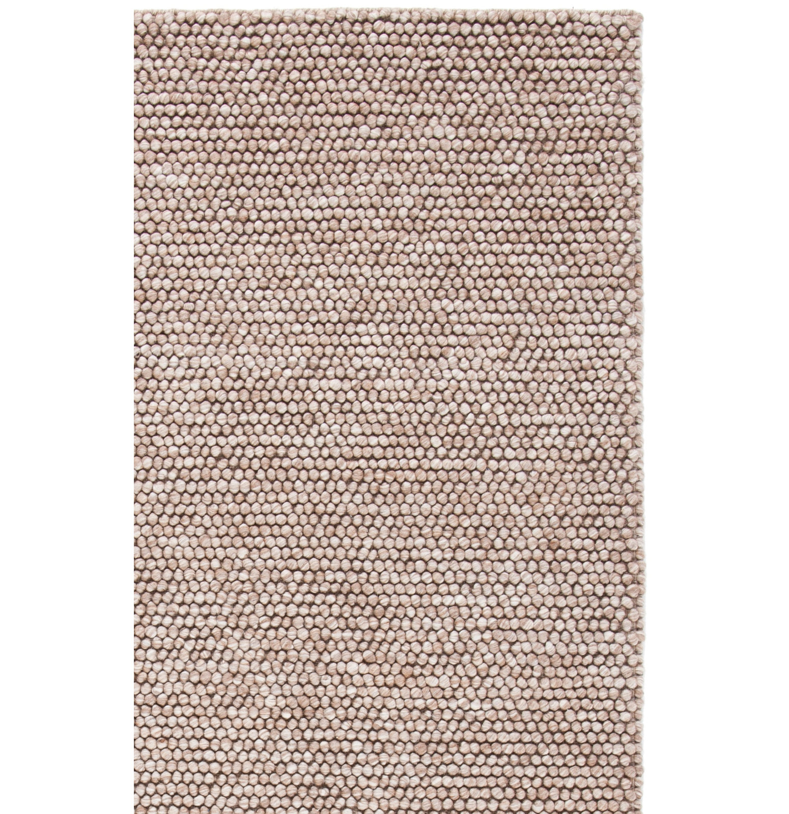 Elle Brown Hand-Woven Rug, Rectangle 4' x 6'