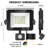 Burdena Matte Black Integrated LED Outdoor Bulkhead Light