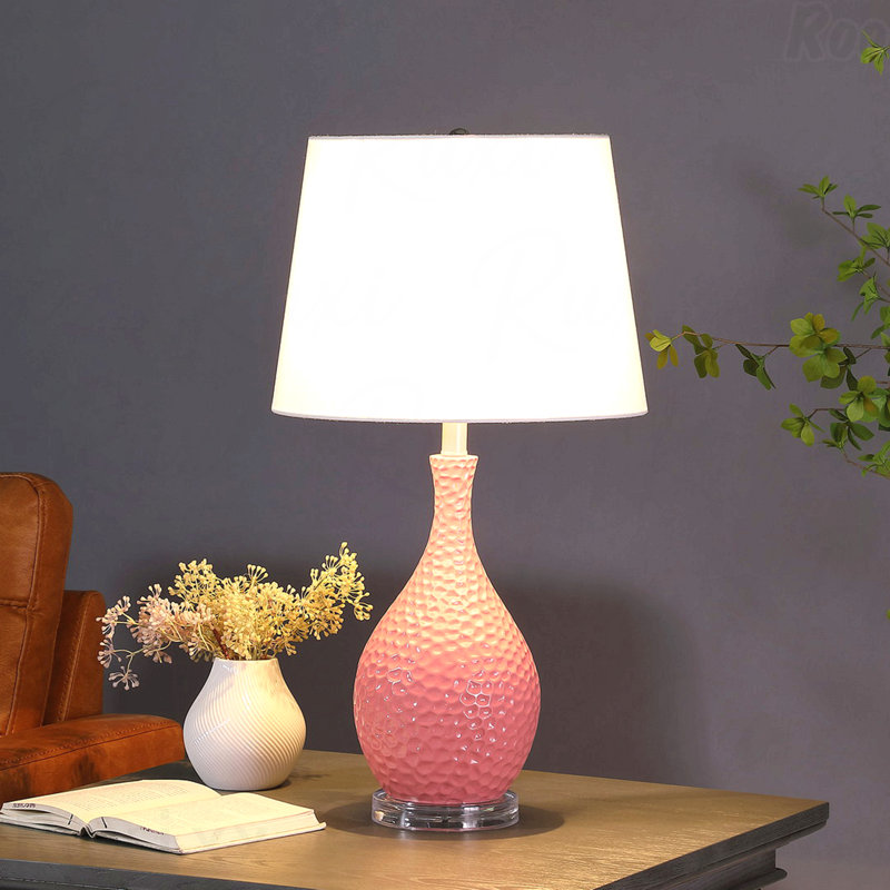 Table Lamp - Mid-Century Style, Resin Material