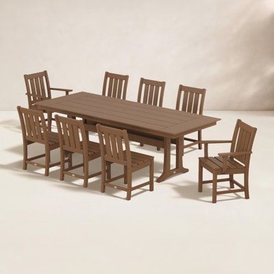 POLYWOOD® Oxford 96" Patio Dining Set