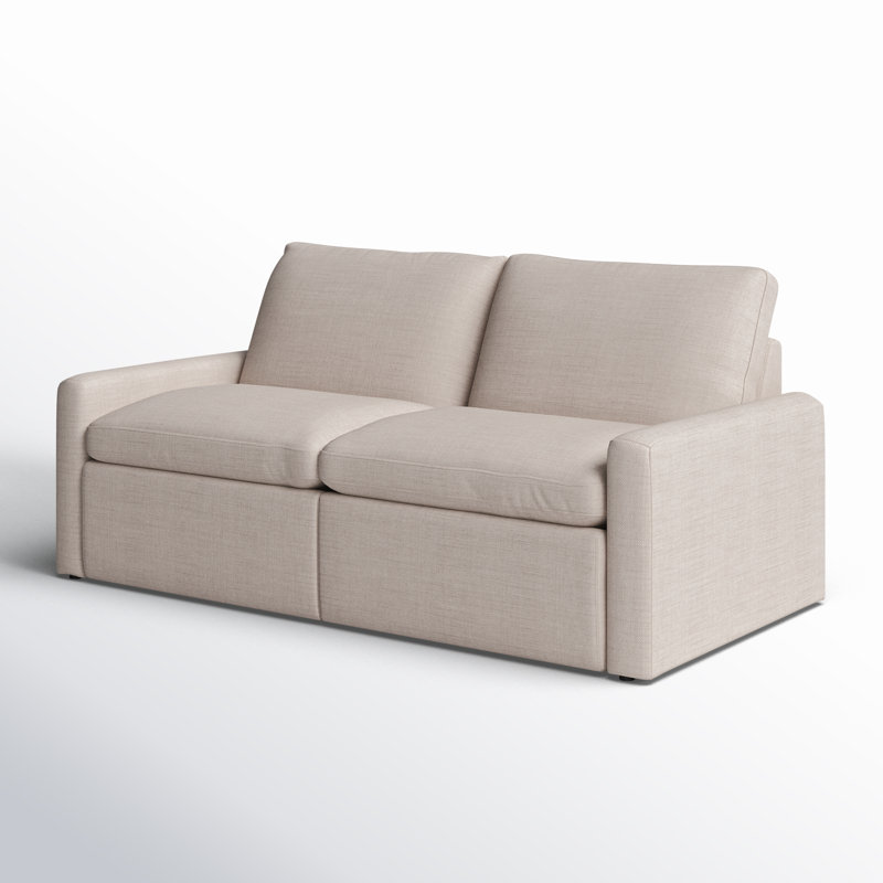 Tillery 78" Upholstered Power Reclining Loveseat, Laken Stone Performance Weave