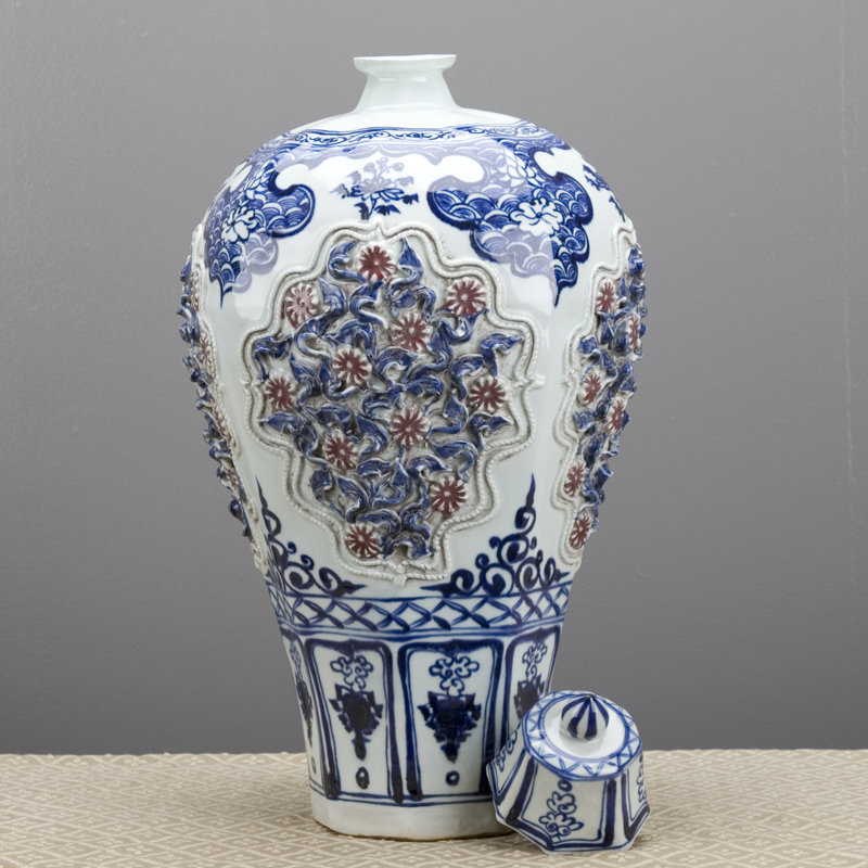 Emb Handmade Porcelain Wine Jar