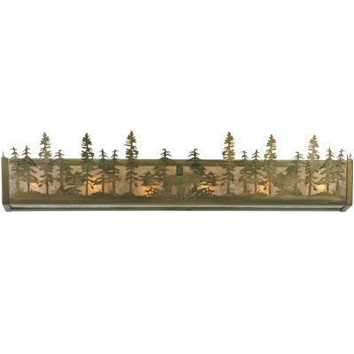 Rustic Lodge 6 - Light Dimmable Bath Bar