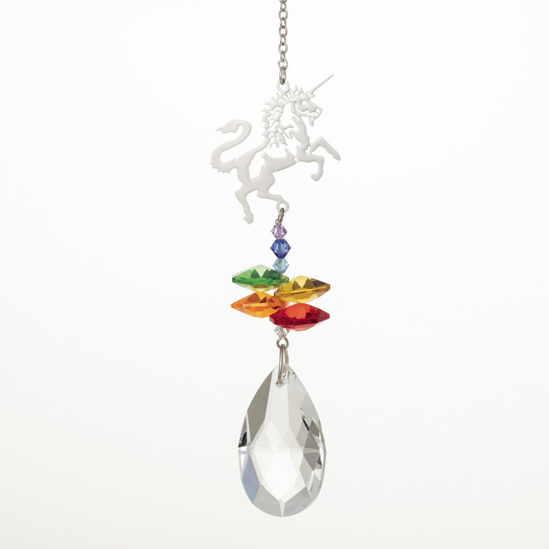 Cristal fantaisie licorne