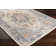 Antwian Traditional Boho Dark Blue Area Rug