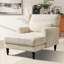 Chaise longue rembourrée L 51,55 po-1166583618