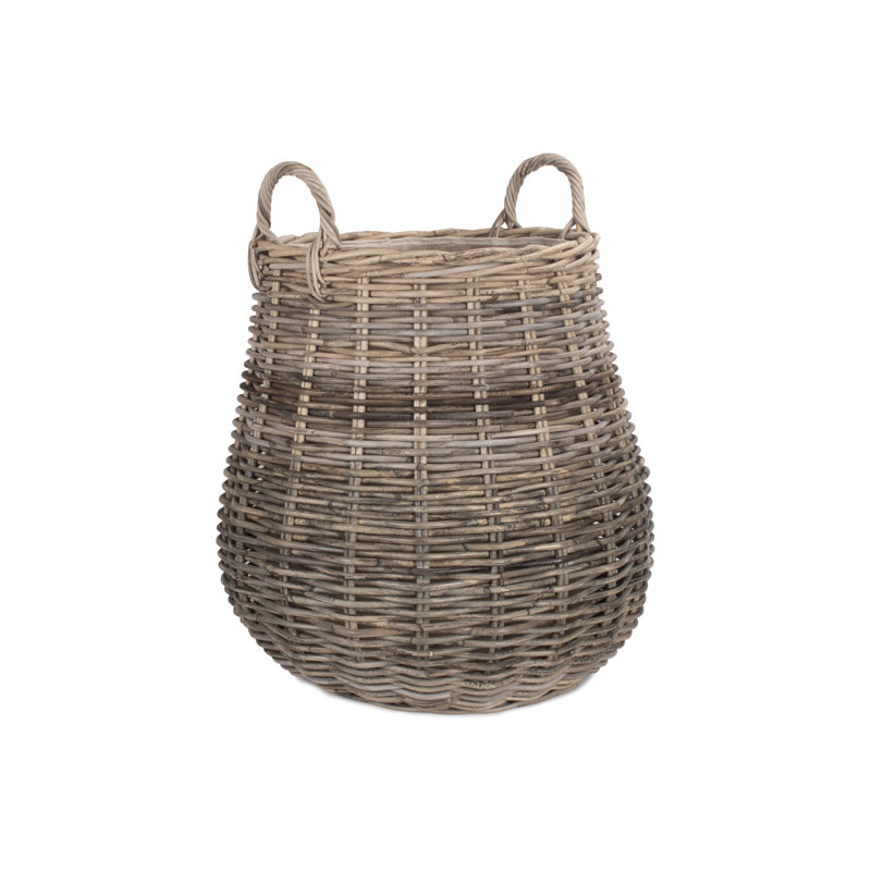 Wicker Rattan Log Basket