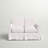 Zanesfield 59.75'' Slipcovered Loveseat-693382186