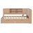 Wooden L-Shaped Daybed Corner Bed Under-Bed Drawers  With Storage Bookcase And Upholstered Headboard And USB Charging Ports For Limited Space-1445657298-1445657301
