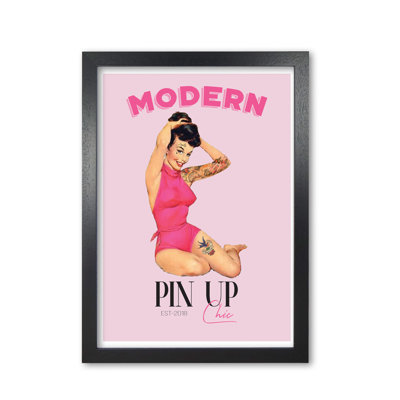 Modern Pin Up Girl - Print