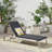 Hovie Outdoor Single chaise with Cushions-1379467675