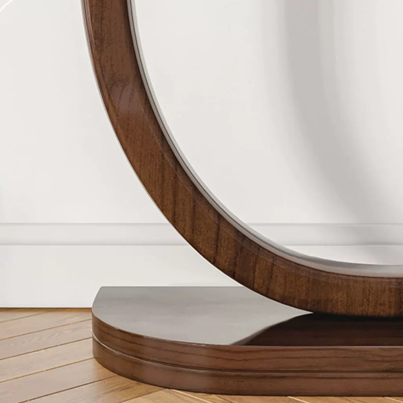 Nouvelle table de véranda en bois massif de style chinois.