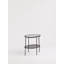 Agretha Glass Top End Table