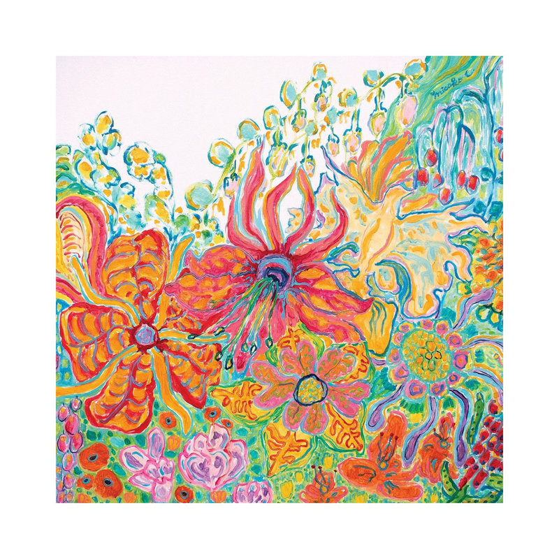 Fragrant Garden II by Misako Chida - Wrapped Canvas Painting 1 Piece Wrapped Canvas Painting