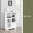 MDF Painted Cabinet With Glass Doors And Drawer, Open Storage Space-675070829