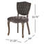 Chaise capitonnée KD (ensemble de 2)-1952980310