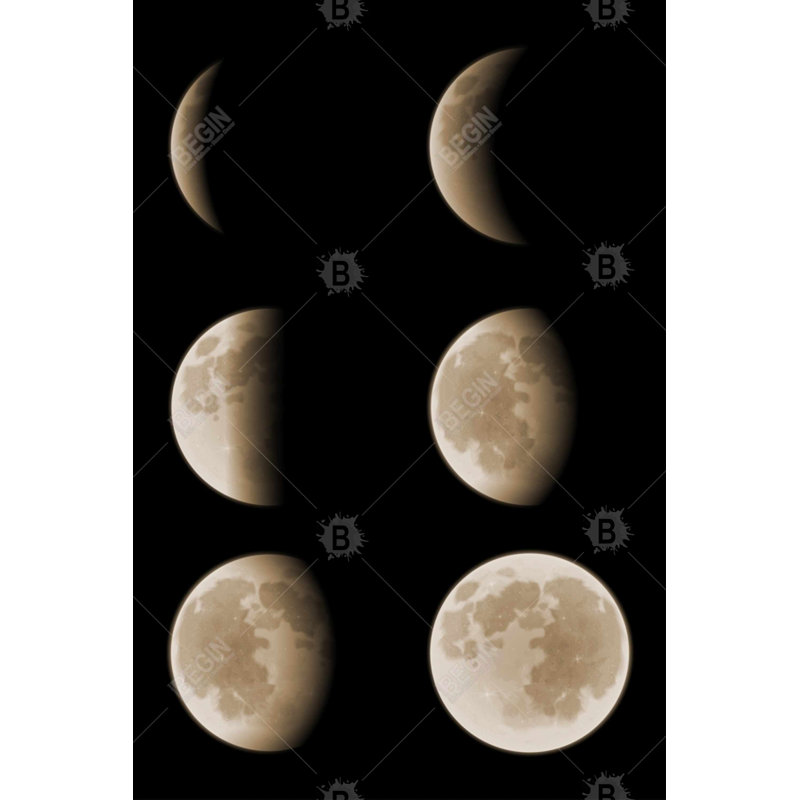 «Eclipse in Six Phases», toile noire - décor spirituel