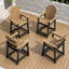 Ensemble de 4 chaises d'extérieur en PEHD Adirondack-888643996