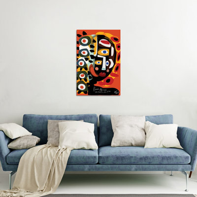 «African Woman Is Dreaming», impression sur verre acrylique
