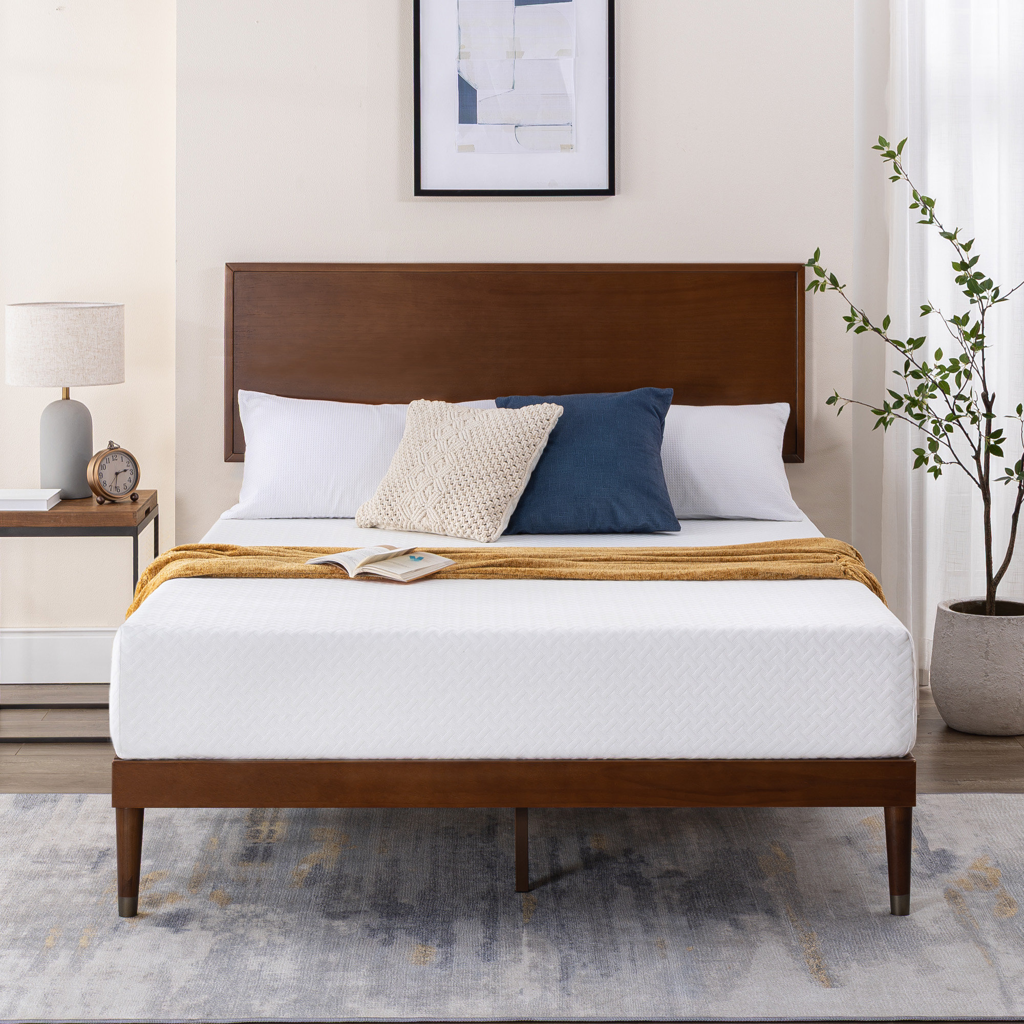 Sleep by Wayfair™ 6"/8"/10"/12" Firm Gel Memory Foam Mattress , 8", Queen
