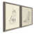 Toile avec cadre gris