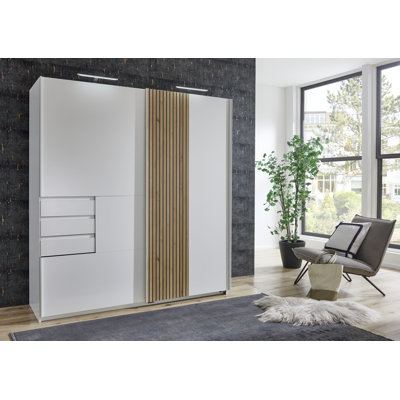 Nadije 2 Door Manufactured Wood Wardrobe