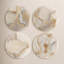 Sous-verres ronds en agate
