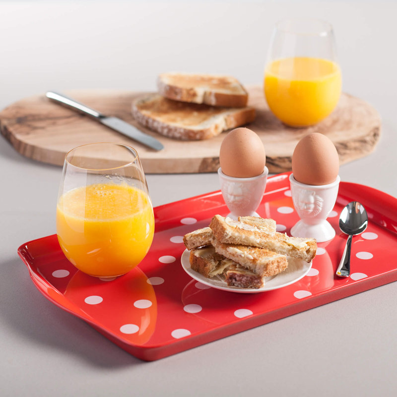 Zeal Melamine Tray, Red