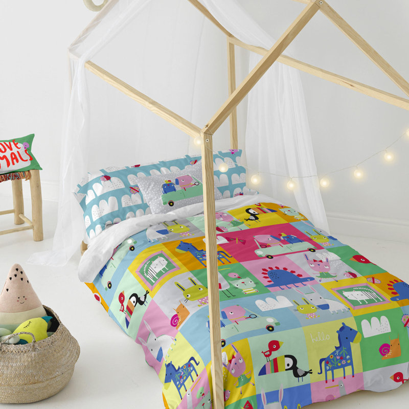 Faysal Duvet Cover Set with Pillowcases, 180 x 220cm Duvet Cover + 1 Pillowcase (45 x 125)