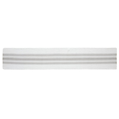 Antique White Stripe Coral Indoor/Outdoor Runner 12X36