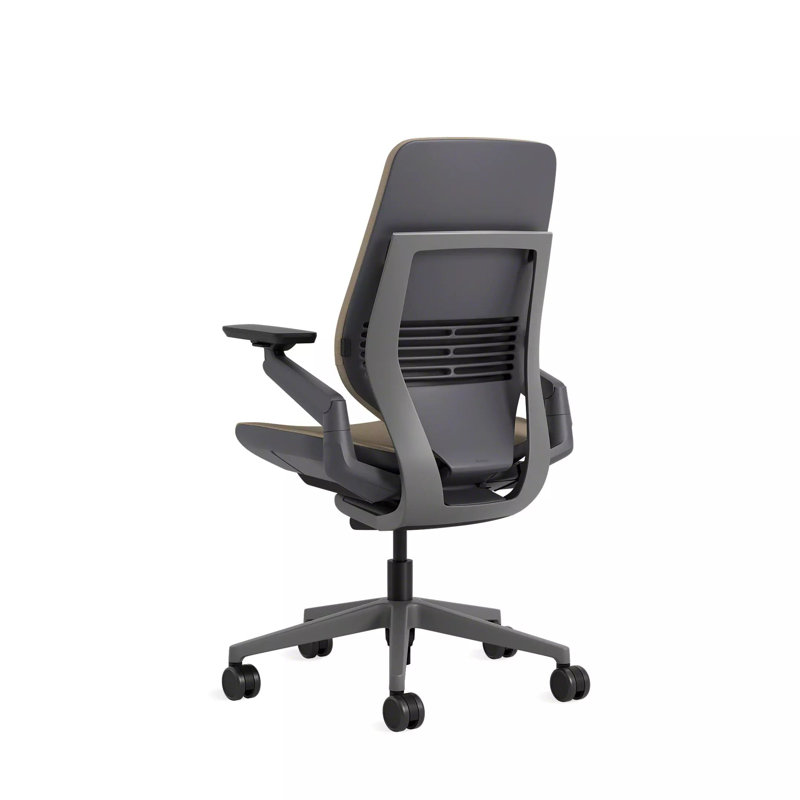 Steelcase Gesture Task Chair, Oatmeal, Dark, Carpet