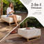 Ensemble de conversation en osier pour 4 personnes-97694893