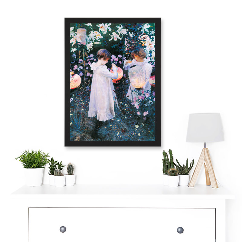 Carnation Lily Rose Painting - Single Picture Frame Art Prints
