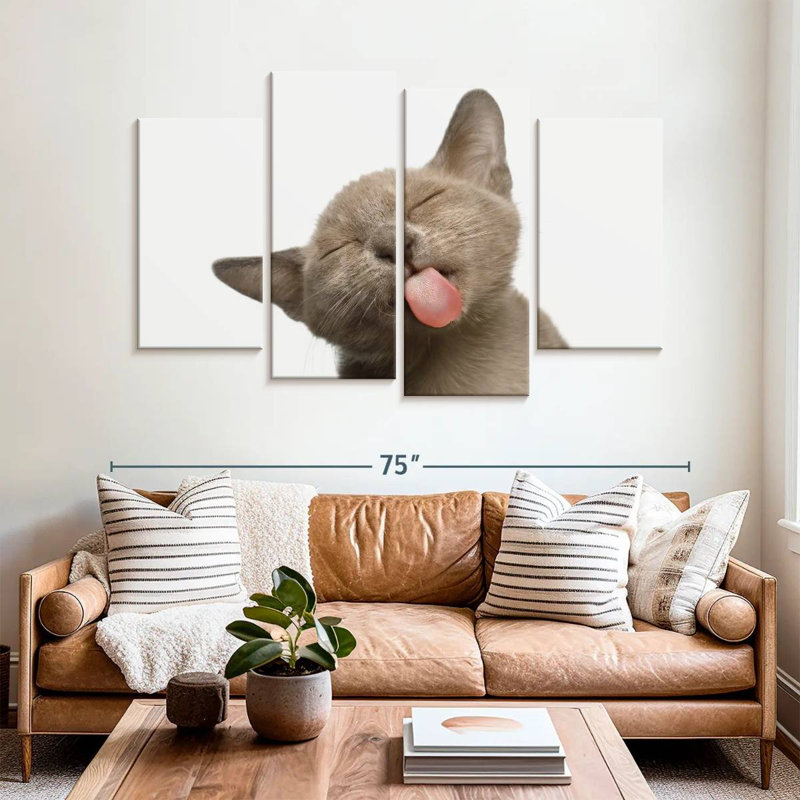 Brampt Cat's Tongue, 42" H x 68" W