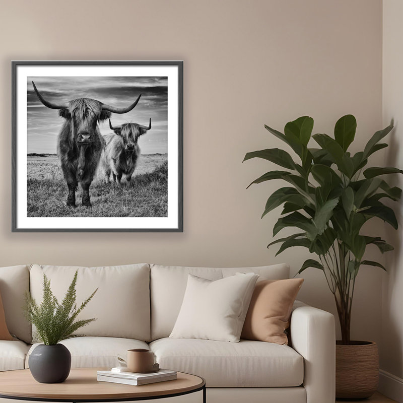Nature Inspired Highlands by  - Picture Frame Photograph on Paper, 24" H x 24" W