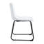 Ensemble de 4 chaises classiques en cuir de polyuréthane-1660940566