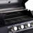 JOVNO 4 - Burner Freestanding Propane Gas Grill with Side Burner-101253395