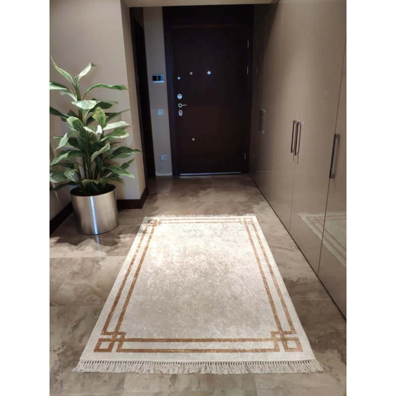 Tapis Masanao avec envers antidérapant, Tapis de couloir 3 pi 11 po x 10 pi 6 po