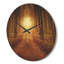 Horloge murale route dans la forêt symétrique-63618813