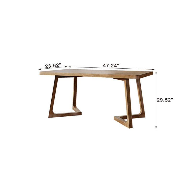 Solid Wood Writing Desk, 29.52" H x 47.24" W x 23.62" D