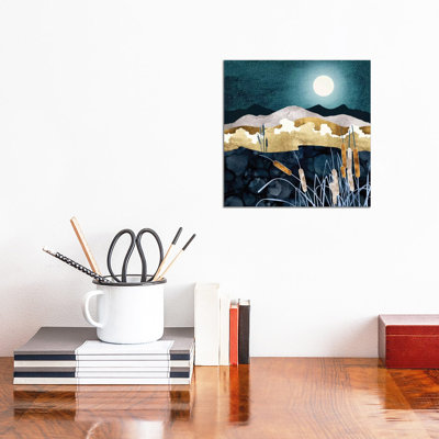 Summer Lake - impression d'art graphique