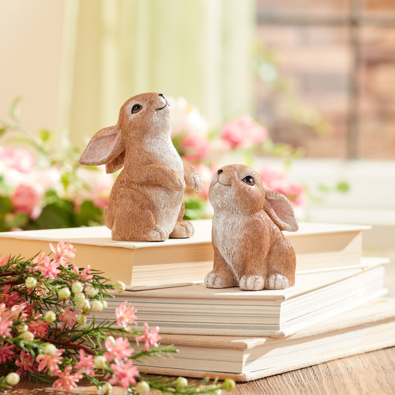 Figurine Woodland Bunny (ensemble de 4)