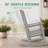 Dareona Outdoor All-weather HDPE Adirondack Rocker Chairs with Comfort High Backrest-121972748
