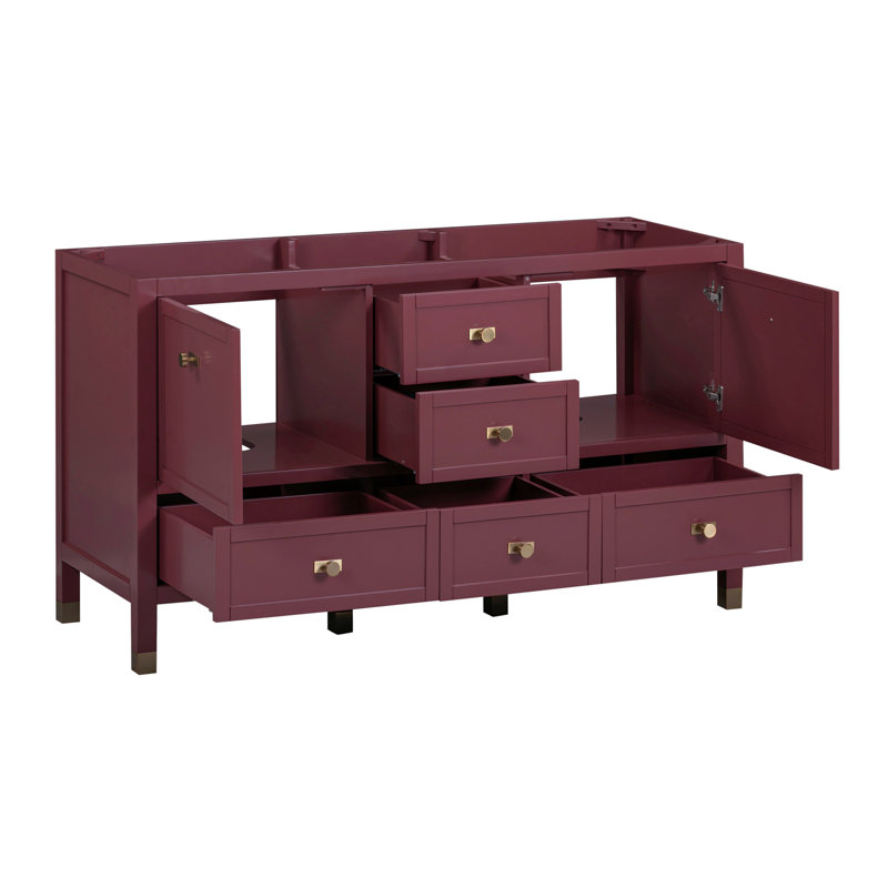 Meuble-lavabo double 60 po Alana
