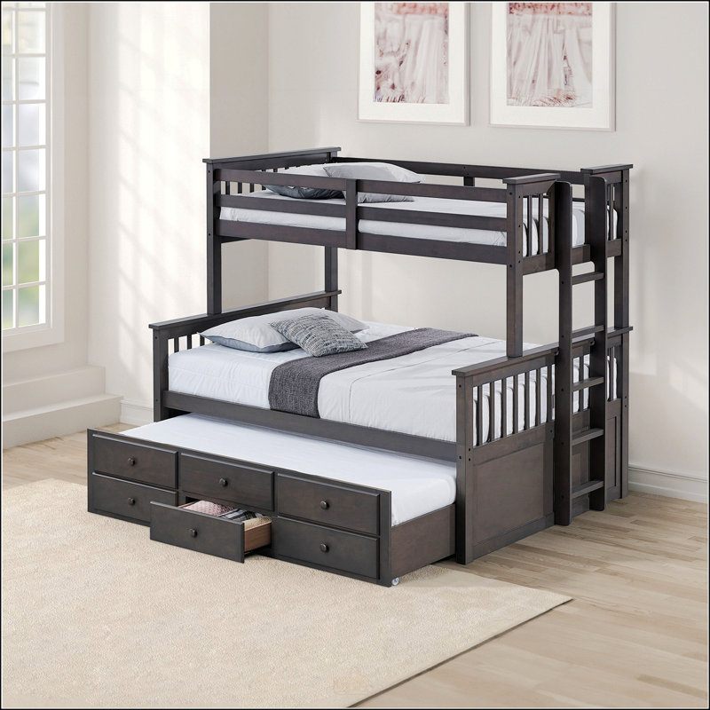 Transitional Twin Over Full Bunk Bed