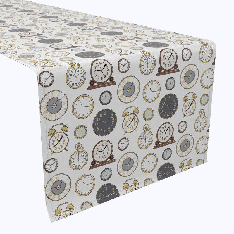 Table Runner, 100% Cotton, 16X108", Timeless, 72" L x 16" W