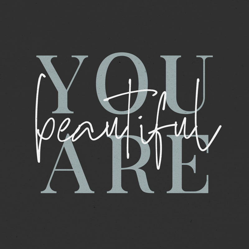 «Daily Affirmations V» par Wild Apple Portfolio - reproduction d'art sur toile tendue, H 12 po x l 12 po