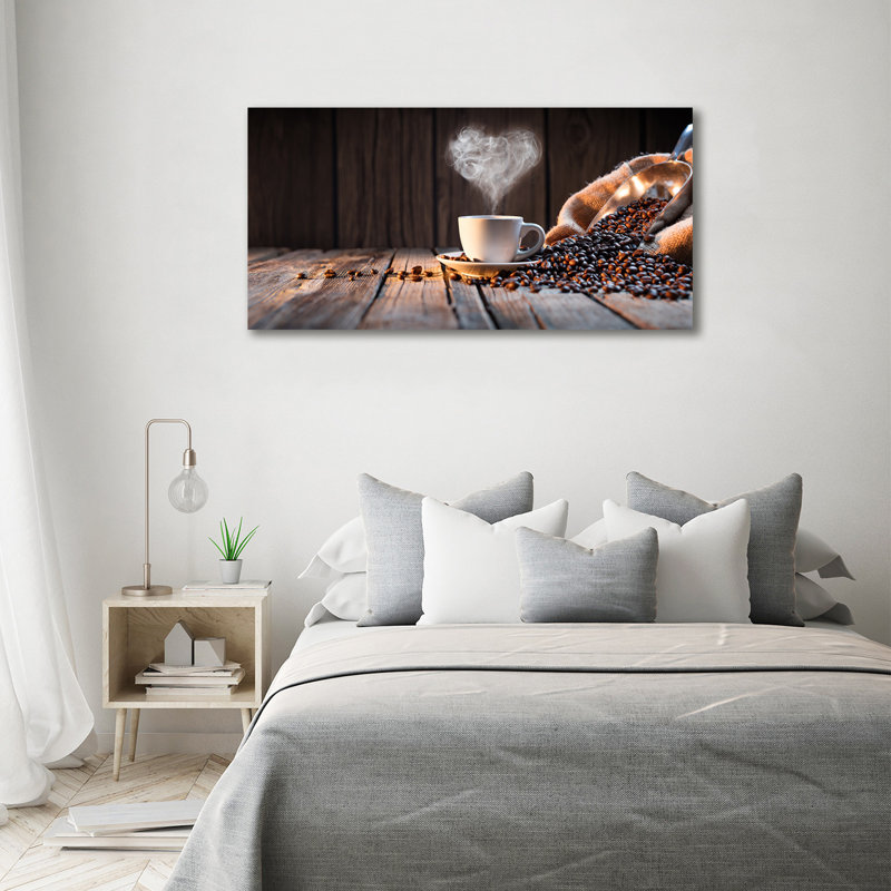 Cup Of Coffee - No Frame Print, Canvas, 70cm H x 140cm W