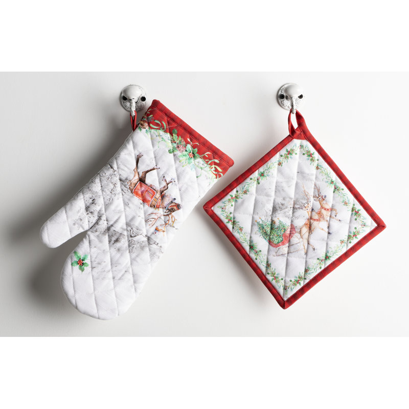 Gant de cuisine 100% coton Maison D 'Hermine